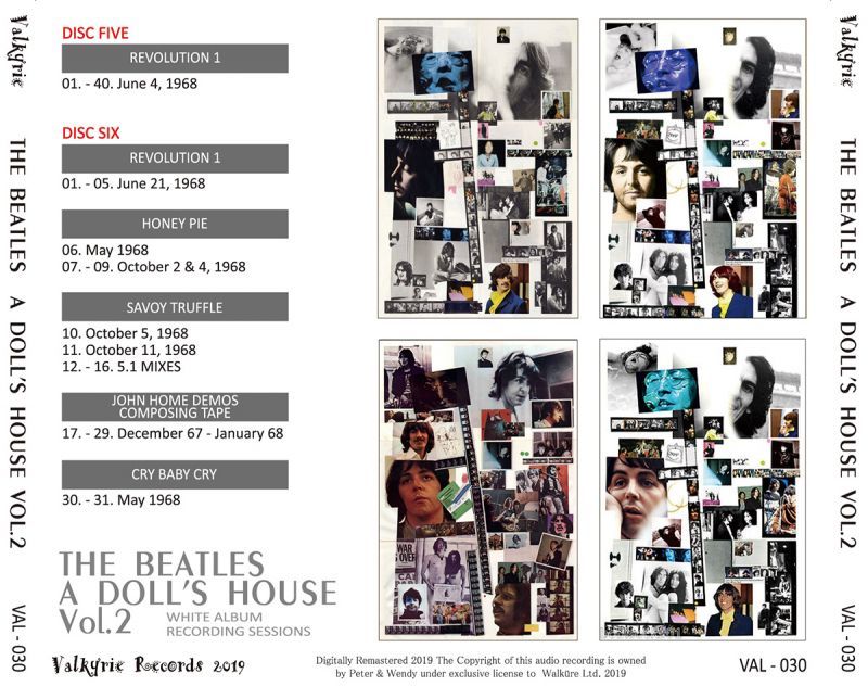 THE BEATLES / A DOLL'S HOUSE VOL.2 【6CD】 – Music Lover Japan