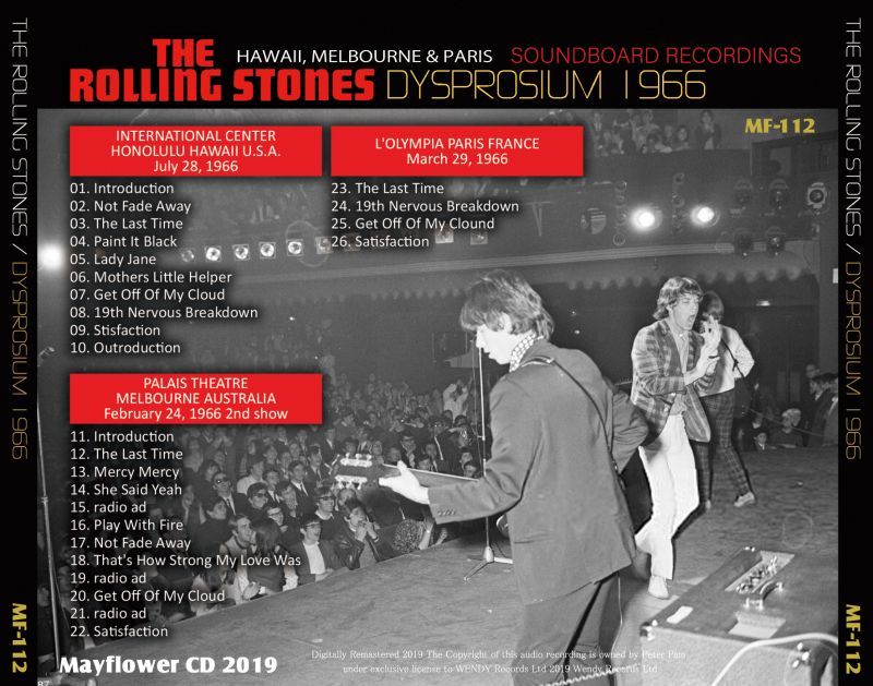 THE ROLLING STONES / DYSPROSIUM 1966 【CD】