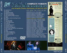 Load image into Gallery viewer, KATE BUSH / APOLLO THEATRE MANCHESTER 1979 COMPLETE VERSION 【DVD】
