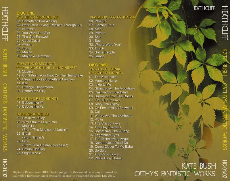 KATE BUSH / CATHY'S FANTASTIC WORKS 【2CD】