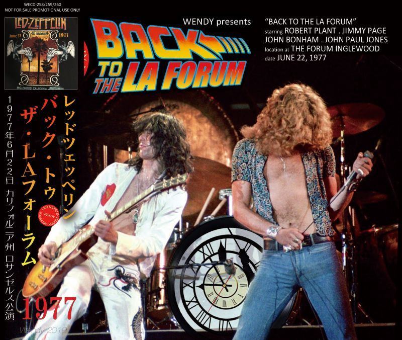 LED ZEPPELIN / BACK TO THE LA FORUM 1977 3CD