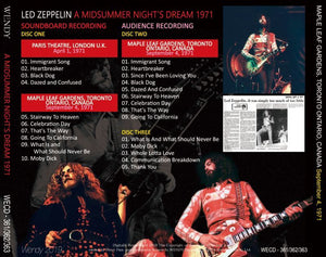 LED ZEPPELIN / MIDSUMMER NIGHT'S DREAM 1971 【3CD】