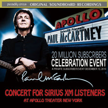 Load image into Gallery viewer, PAUL McCARTNEY / CONCERT FOR SIRIUS XM LISTENERS 【2CD】
