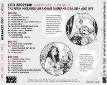 Load image into Gallery viewer, LED ZEPPELIN / BURN LIKE A CANDLE 【3CD】
