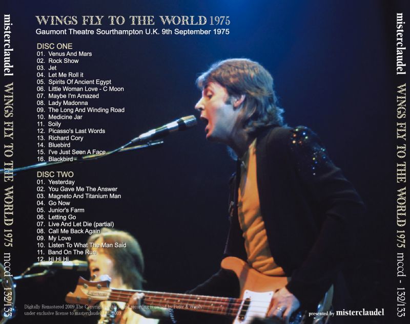 PAUL McCARTNEY / FLY TO THE WORLD 1975 【2CD】