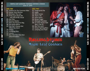 THE ROLLING STONES 1975 MAPLE LEAF COOKIES 2CD