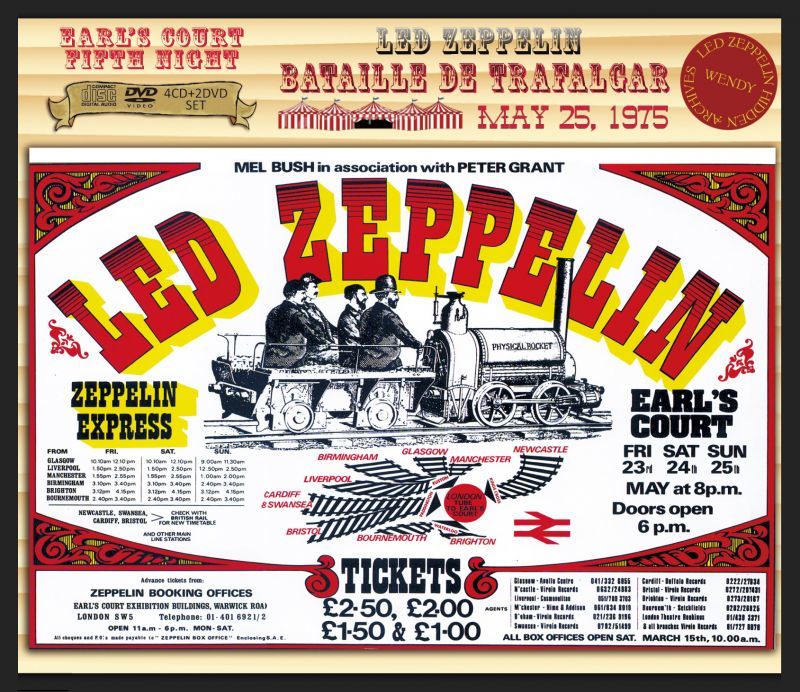 LED ZEPPELIN / EARL'S COURT May 25, 1975 【4CD+2DVD】