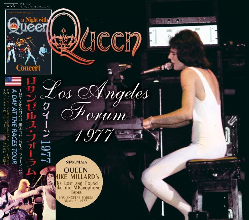 QUEEN 1977 LOS ANGELES FORUM 2 CD CA U.S.A. March 3, 1977