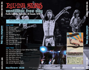 THE ROLLING STONES 1972 VENTILATOR FREE DAY 2CD