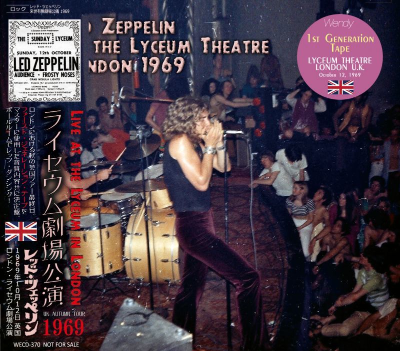 LED ZEPPELIN 1969 AT THE LYCEUM THEATRE CD
