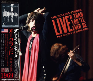 THE ROLLING STONES 1969 LIVE'R THAN YOU'LL EVER BE 2CD