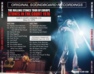 THE ROLLING STONES 1976 STONES IN THE COURT 2CD