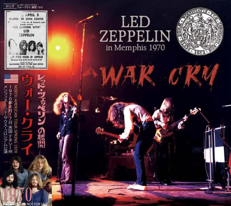 LED ZEPPELIN 1970 WAR CRY 2CD