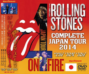 THE ROLLING STONES / COMPLETE JAPAN TOUR 2014 【3DVD】