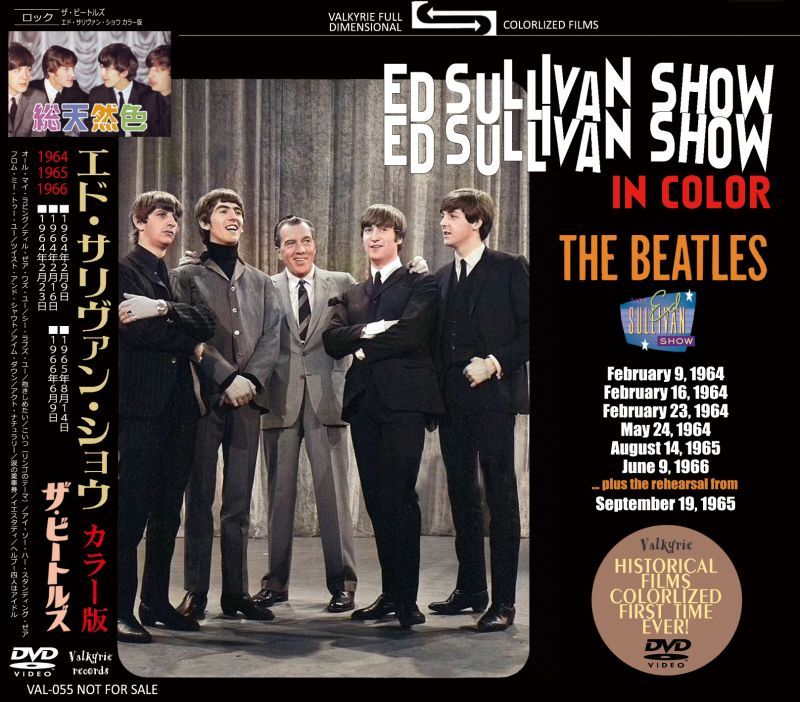 THE BEATLES / ED SULLIVAN SHOW IN COLOR 2DVD – Music Lover Japan