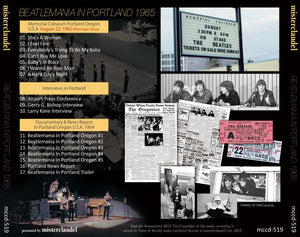 THE BEATLES / BEATLEMANIA IN PORTLAND 1965 【CD】