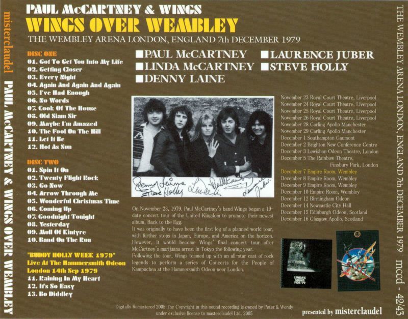 PAUL McCARTNEY / WINGS OVER WEMBLEY 【2CD】