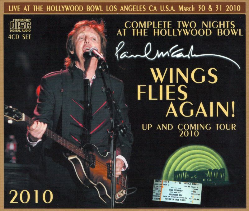 PAUL McCARTNEY / WINGS FLIES AGAIN complete HOLLYWOOD BOWL two days 【4CD】