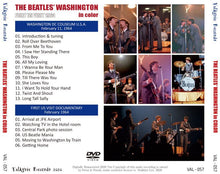 Load image into Gallery viewer, THE BEATLES 1964 THE BEATLES&#39; WASHINGTON IN COLOR DVD COLISEUM U.S.A.
