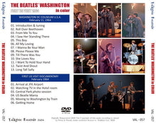 Load image into Gallery viewer, THE BEATLES 1964 THE BEATLES&#39; WASHINGTON IN COLOR DVD
