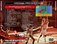 Load image into Gallery viewer, THE ROLLING STONES 1981 STILL LIFE IN SEATTLE DVD
