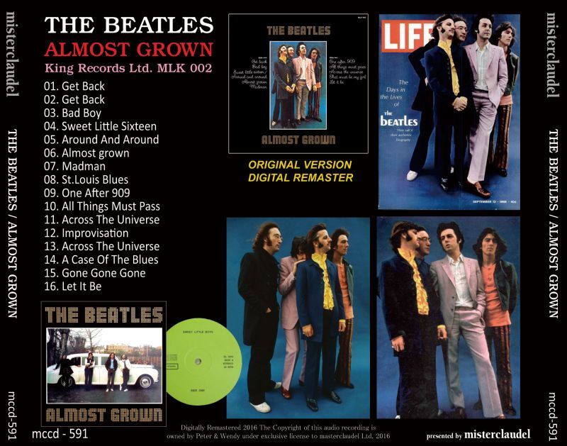 THE BEATLES / ALMOST GROWN 1CD