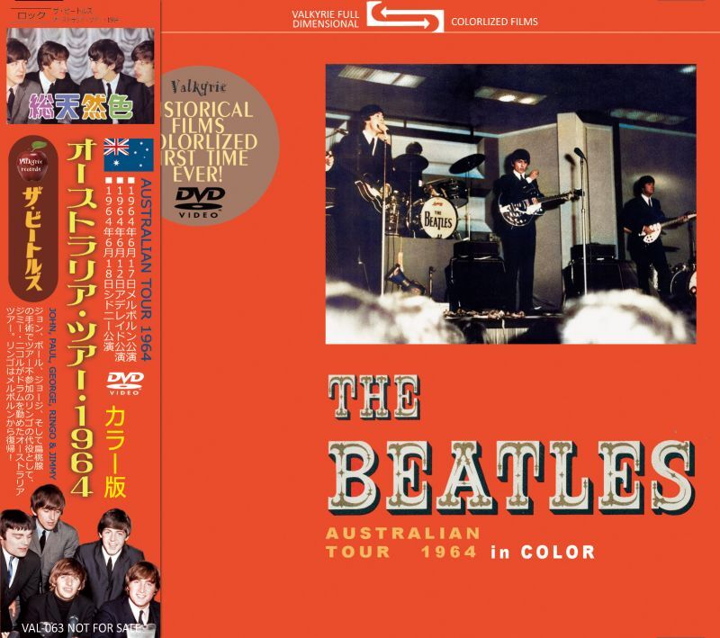 THE BEATLES AUSTRALIAN TOUR 1964 in COLOR DVD – Music Lover Japan