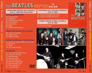THE BEATLES AUSTRALIAN TOUR 1964 in COLOR DVD