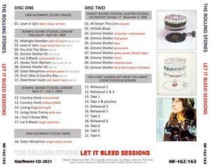THE ROLLING STONES LET IT BLEED SESSIONS 2CD