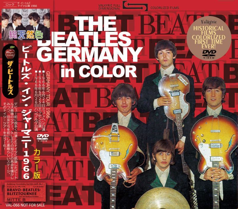 THE BEATLES 1966 GERMANY in COLOR 2DVD