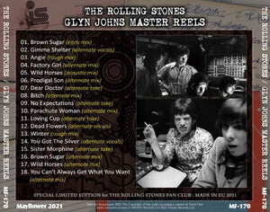 THE ROLLING STONES GLYN JOHNS MASTER REELS CD