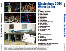 Load image into Gallery viewer, OASIS / Glastonbury 2004 Warm Up Gig (2CD)
