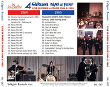 Load image into Gallery viewer, THE BEATLES LIVE IN PARIS 1964 &amp; 1965 IN COLOR DVD
