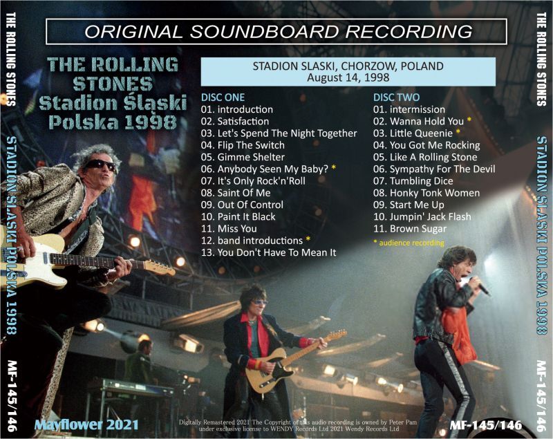 THE ROLLING STONES / 1998 STADION SLASKI POLSKA (2CD)