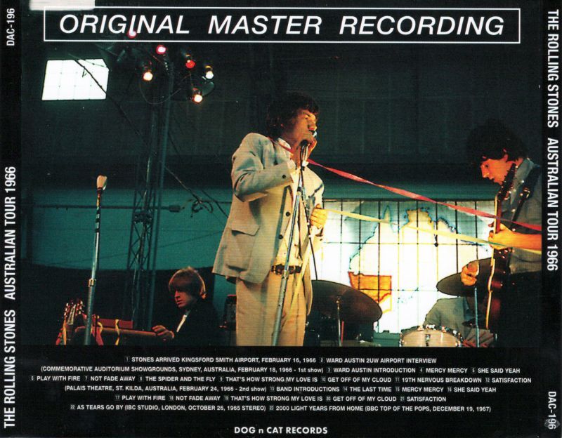 The Rolling Stones / AUSTRALIAN TOUR 1966 (1CD)
