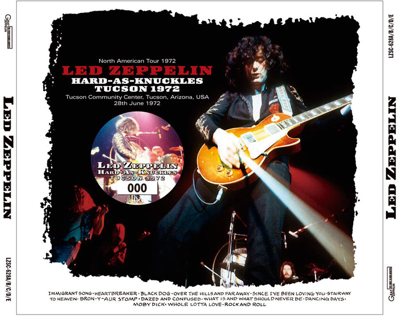 LED ZEPPELIN / HARD-AS-KNUCKLES TUCSON 1972 (3CD+Bonus 2CD)