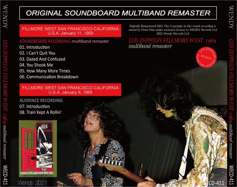 LED ZEPPELIN / FILLMORE WEST 1969 MULTIBAND REMASTER (1CD)
