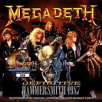 MEGADETH / DEFINITIVE HAMMERSMITH 1987 (1CD)