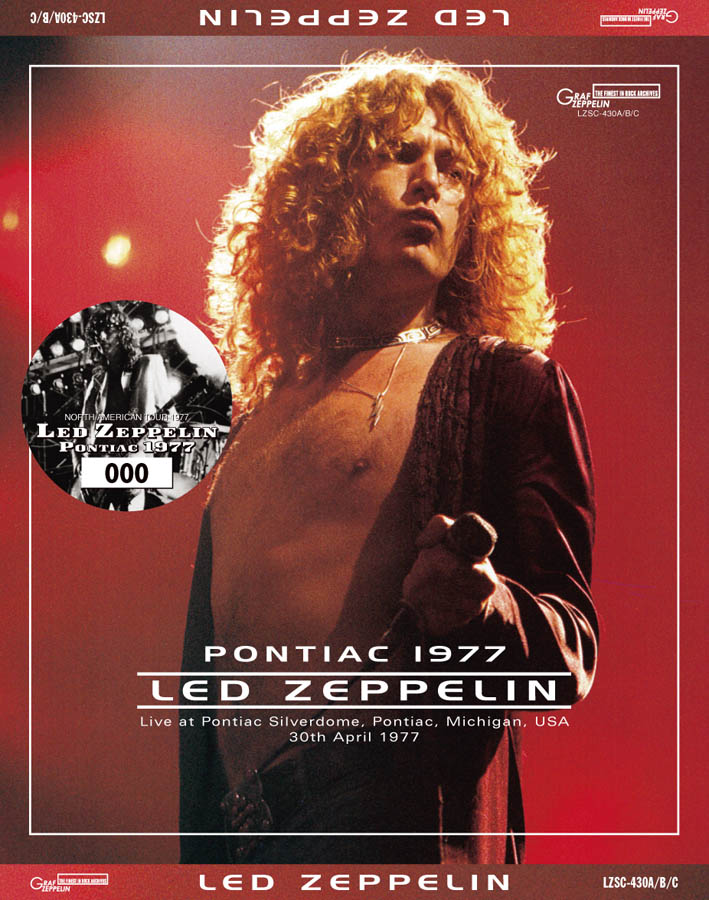 LED ZEPPELIN / PONTIAC 1977 (3CD) – Music Lover Japan