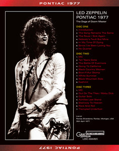 LED ZEPPELIN / PONTIAC 1977 (3CD) – Music Lover Japan