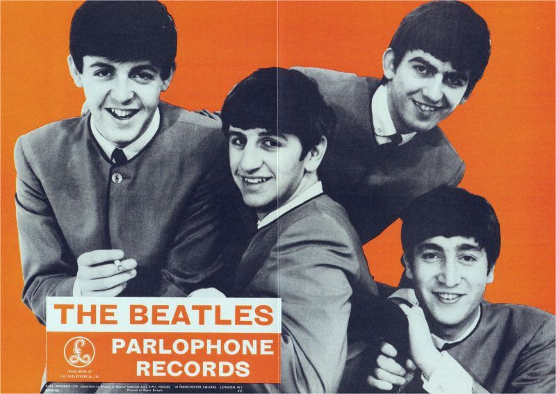 THE BEATLES / PLEASE PLEASE ME FLASHY PLEASE PLEASE ME GOLD PARLOPHONE STEREO + FLASHY REMIX with EMI HOUSE 1963 (1CD)