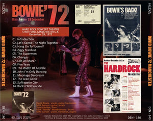 DAVID BOWIE / 1972 MANCHESTER (1CD)