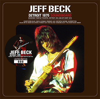 JEFF BECK / DETROIT 1975 SOUNDBOARD (1CD)