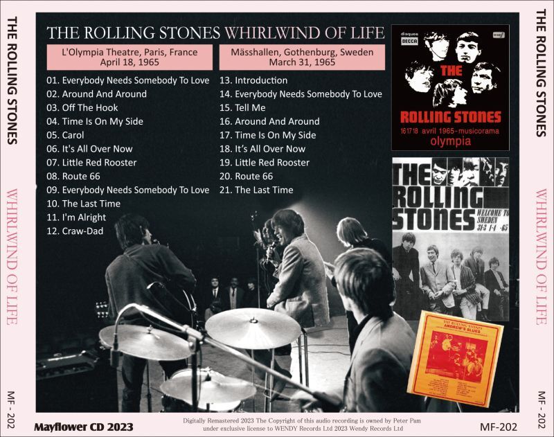 THE ROLLING STONES / 1965 WHIRLWIND OF LIFE (1CD)