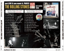 Load image into Gallery viewer, THE ROLLING STONES / GOT LIVE IF YOU WANT IT, PARIS 1966 (1CD)
