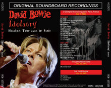 Load image into Gallery viewer, DAVID BOWIE / 2002 IDOLATRY (2CD)
