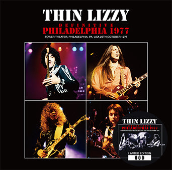 THIN LIZZY / DEFINITIVE PHILADELPHIA 1977 (2CD) – Music Lover Japan