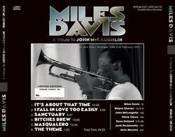 MILES DAVIS / A TRIBUTE TO JOHN McLAUGHLIN ANN ARBOR 1970 (1CD)