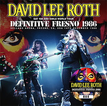 DAVID LEE ROTH / DEFINITIVE FRESNO 1986 (2CD+1DVD)