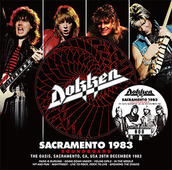 DOKKEN / SACRAMENTO 1983 SOUNDBOARD (1CD+1DVD)